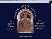 Healing Story Alliance Doorway splash page